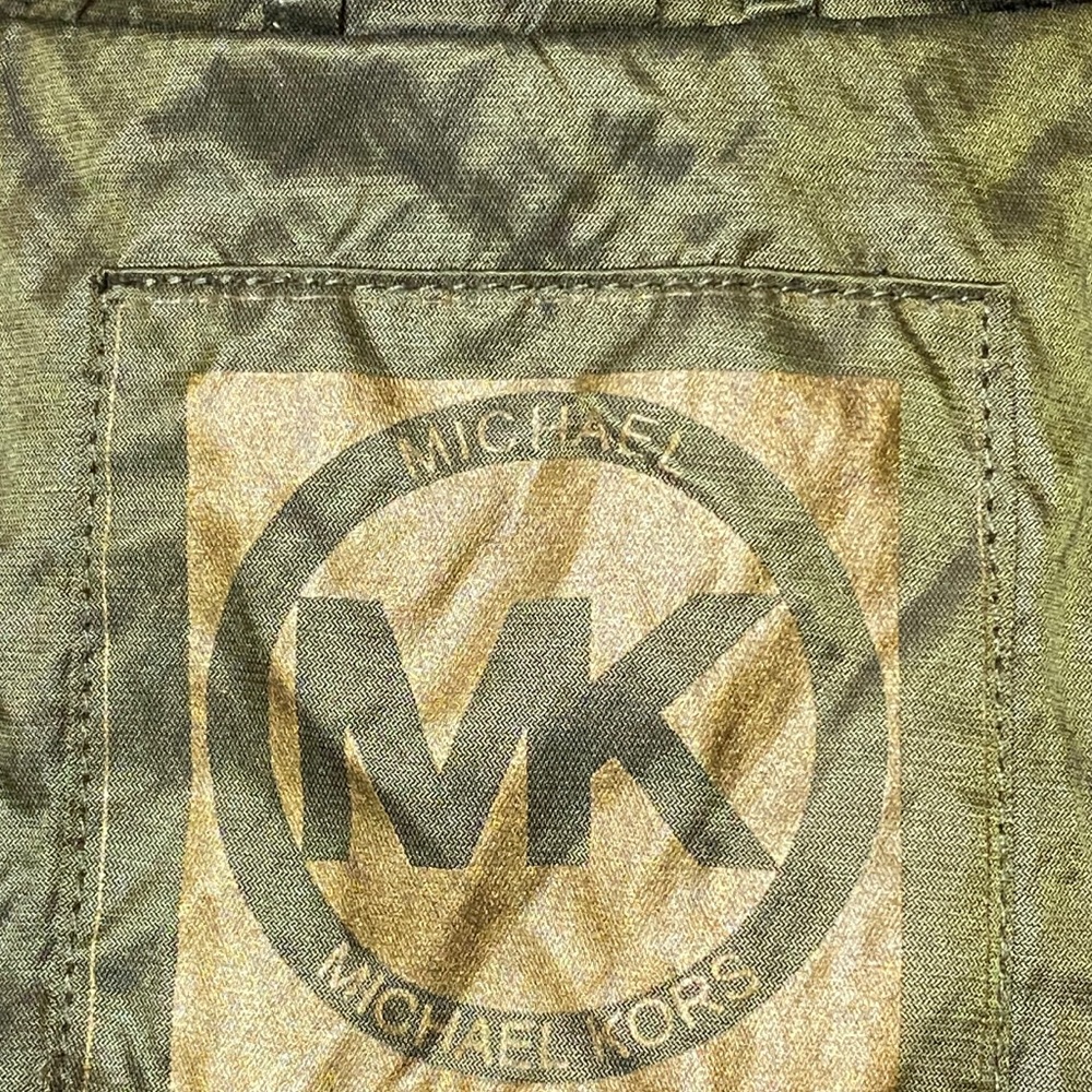 Michael Michael Kors 3X Metallic Green/Gold Jacket EUC! - Picture 9 of 9
